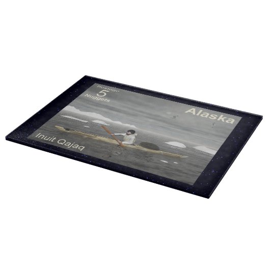 Inuit Kayak Snijplank (Hoek)