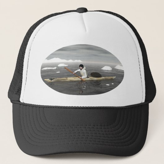 Inuit Kayak Trucker Pet (Voorkant)
