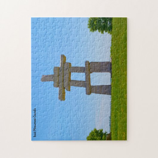 Inuit Monument Canada Monument Legpuzzel (Verticaal)