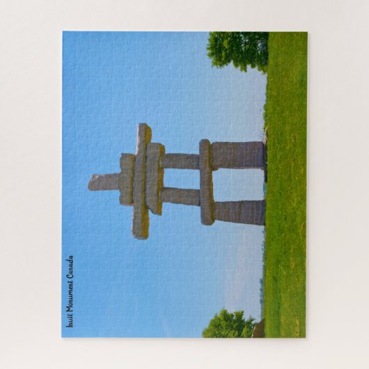 Inuit Monument Canada Monument Legpuzzel (Verticaal)