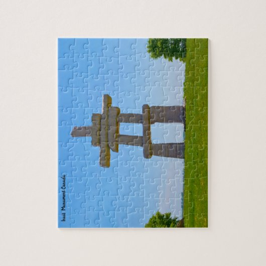 Inuit Monument Canada Monument Legpuzzel (Verticaal)