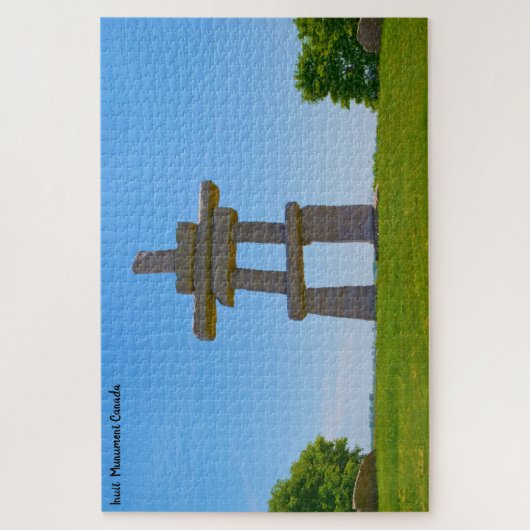 Inuit Monument Canada Monument Legpuzzel (Verticaal)