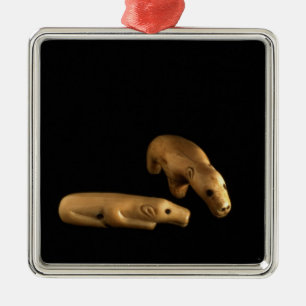 Inuit polaire beren, 14e tot 15e eeuw metalen ornament