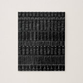 Inuit-Tattoo - zwart Legpuzzel (Verticaal)