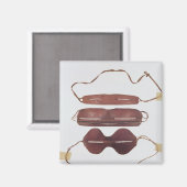 Inuit-zon/sneeuwbril Magneet (Voorkant / Achterkant)