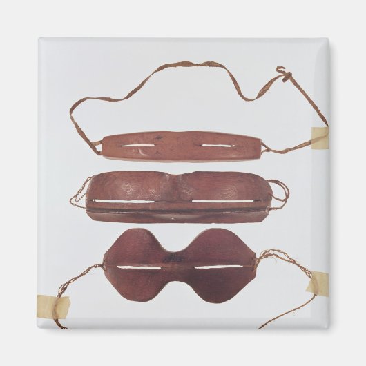 Inuit-zon/sneeuwbril Magneet (Voorkant)