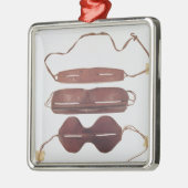 Inuit-zon/sneeuwbril Metalen Ornament (Links)