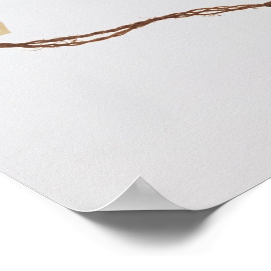 Inuit-zon/sneeuwbril Poster (Hoek)