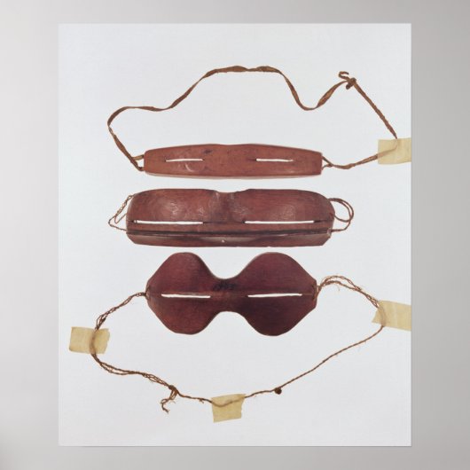 Inuit-zon/sneeuwbril Poster (Voorkant)