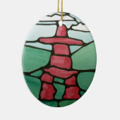 Inukshuk Keramisch Ornament (Rechts)