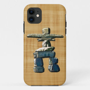 Inukshuk Native American Spirit Stones iPhone 11 Hoesje