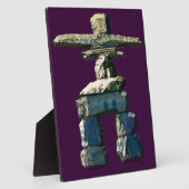 Inukshuk Native American Spirit Stones Fotoplaat (Zijkant)