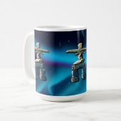 Inukshuk Native American Spirit Stones Koffiemok (Voorkant links)