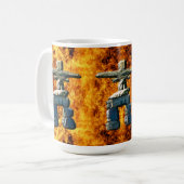 Inukshuk Native American Spirit Stones Koffiemok (Voorkant links)