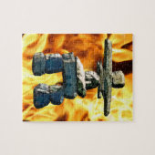 Inukshuk Native American Spirit Stones Legpuzzel (Horizontaal)