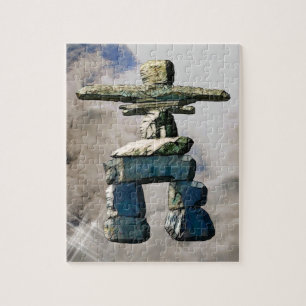 Inukshuk Native American Spirit Stones Legpuzzel
