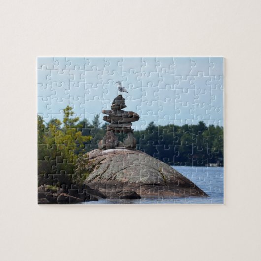 Inukshuk, Noordmeer, Canadese puzzel (Horizontaal)