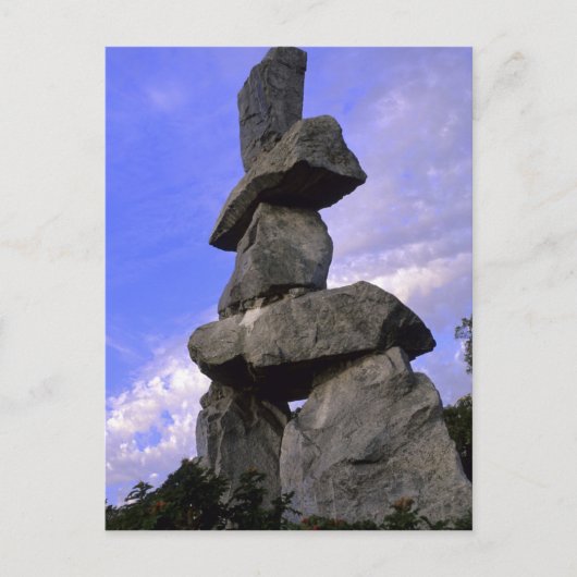 Inukshuk, Northwest Territories, Canada Briefkaart (Voorkant)