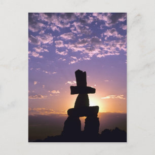 Inukshuk Northwest Territories, Canada Briefkaart