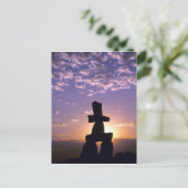 Inukshuk Northwest Territories, Canada Briefkaart (Staand voorkant)