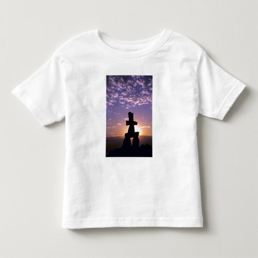 Inukshuk Northwest Territories, Canada Kinder Shirts (Voorkant)