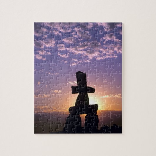 Inukshuk Northwest Territories, Canada Legpuzzel (Verticaal)