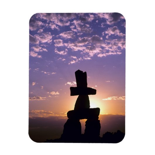 Inukshuk Northwest Territories, Canada Magneet (Verticaal)