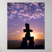 Inukshuk Northwest Territories, Canada Poster (Voorkant)