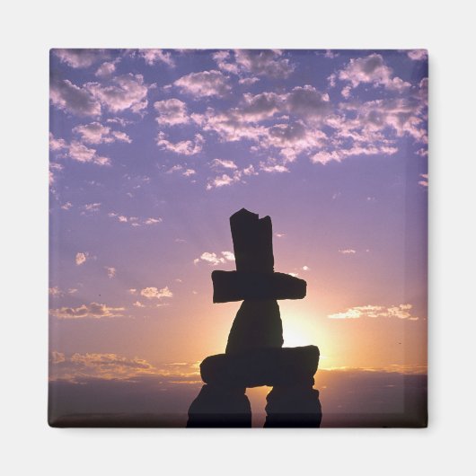 Inukshuk Northwest-Territorium, Canada Magneet (Voorkant)