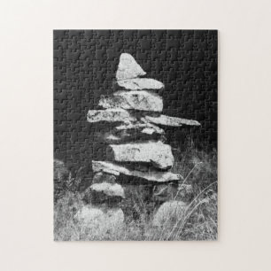 Inukshuk - Stone Man Figuur Legpuzzel