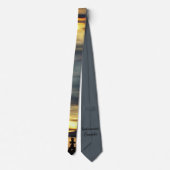 Inukshuk Stropdassen Vancouver Souvenir Necktie Cu (Achterkant)