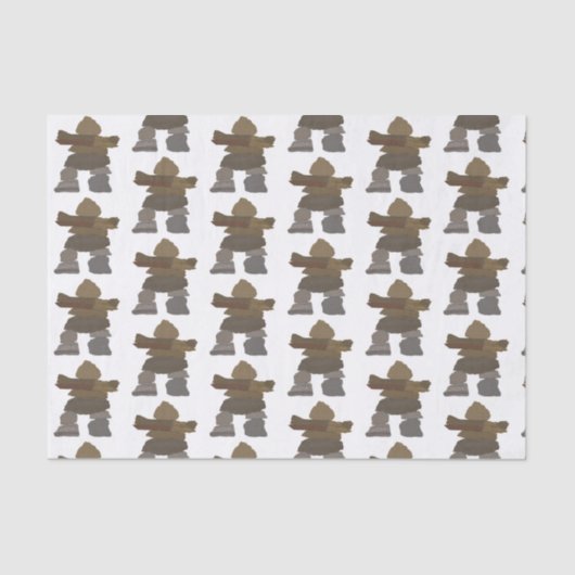 Inukshuk Tissue Paper Tissuepapier (Voorkant)