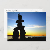 Inukshuk, Vancouver, BC, Canada Briefkaart (Voorkant / Achterkant)