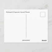 Inuksugait bij Kugaaruk Nunavut Canada Briefkaart (Achterkant)