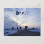Inuksugait bij Kugaaruk Nunavut Canada Briefkaart (Voorkant)