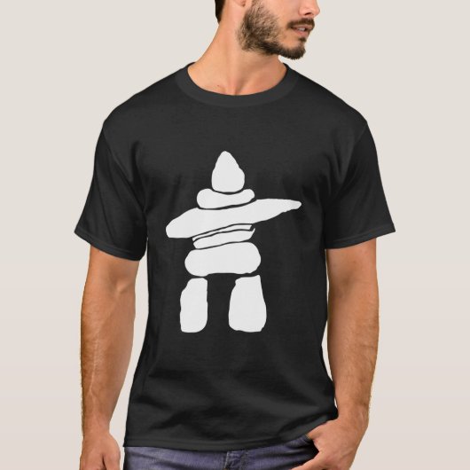 Inuksuk (Inukshuk) T-shirt (Voorkant)