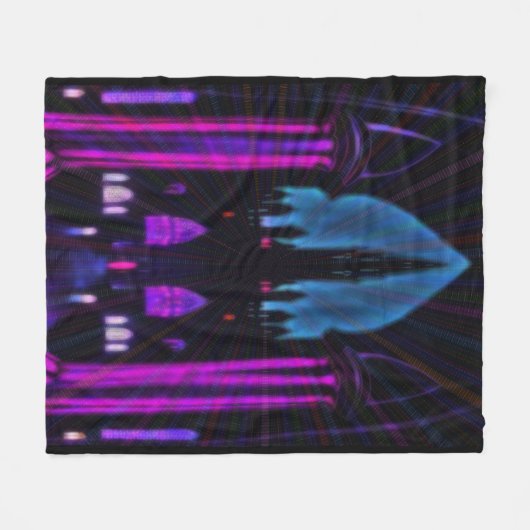 Inumbrate Citadel Fleece Deken (Voorkant (Horizontaal))