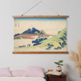 Inume Pass in Kai Hokusai Ukiyo-e Japanse kunst Hangend Wandkleed