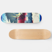 Inume Pass Kai Province Japan 1858 Persoonlijk Skateboard (Horizontaal)