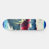 Inume Pass Kai Province Japan 1858 Persoonlijk Skateboard (Horizontaal)