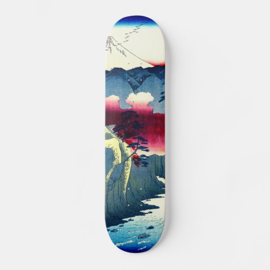 Inume Pass Kai Province Japan 1858 Persoonlijk Skateboard (Voorkant)