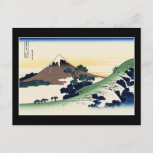 Inume Pass, Kōshu? (door Hokusai) Briefkaart