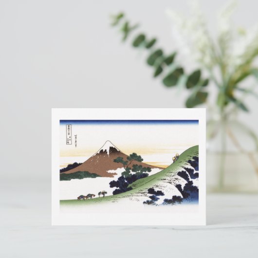 Inume Pass Koshu Hokusai Briefkaart (Staand voorkant)