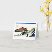 Inume Pass Koshu Hokusai Kaart (Gele Bloem)