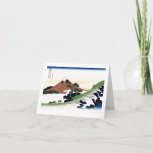 Inume Pass Koshu Hokusai Kaart