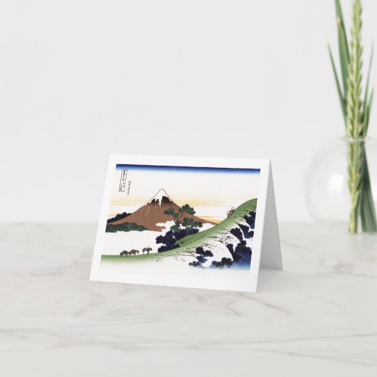 Inume Pass Koshu Hokusai Kaart (Voorkant)