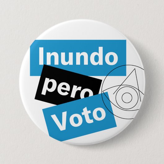 Inundo pero Voto Button (Voorkant)