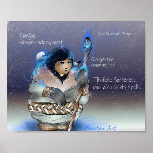 Inupiaq Sorcerer w/Vocab Poster