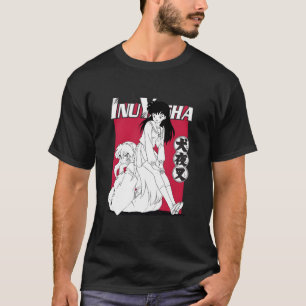 Inuyasha Kagome zittend op Inuyasha T-shirt