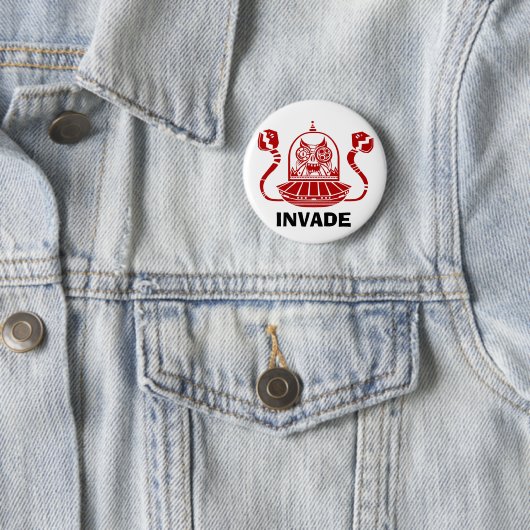 INVADE-toets Ronde Button 5,7 Cm (In situ)
